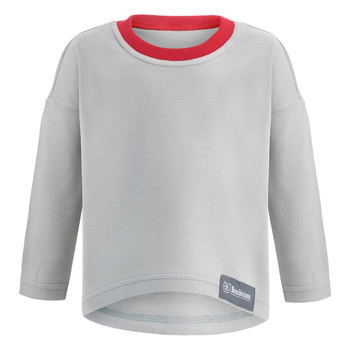 Лонгслив-оверсайз "Серый" ЛС-2-СЕР (размер 80) - Лонгсливы - интернет гипермаркет детской одежды Смартордер